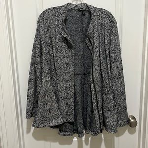 Torrid. Tweed Knit Studio Luxe Pointe Peplum Blazer
